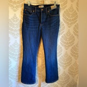 Madewell | Mid Rise Kick Out Crop Jeans